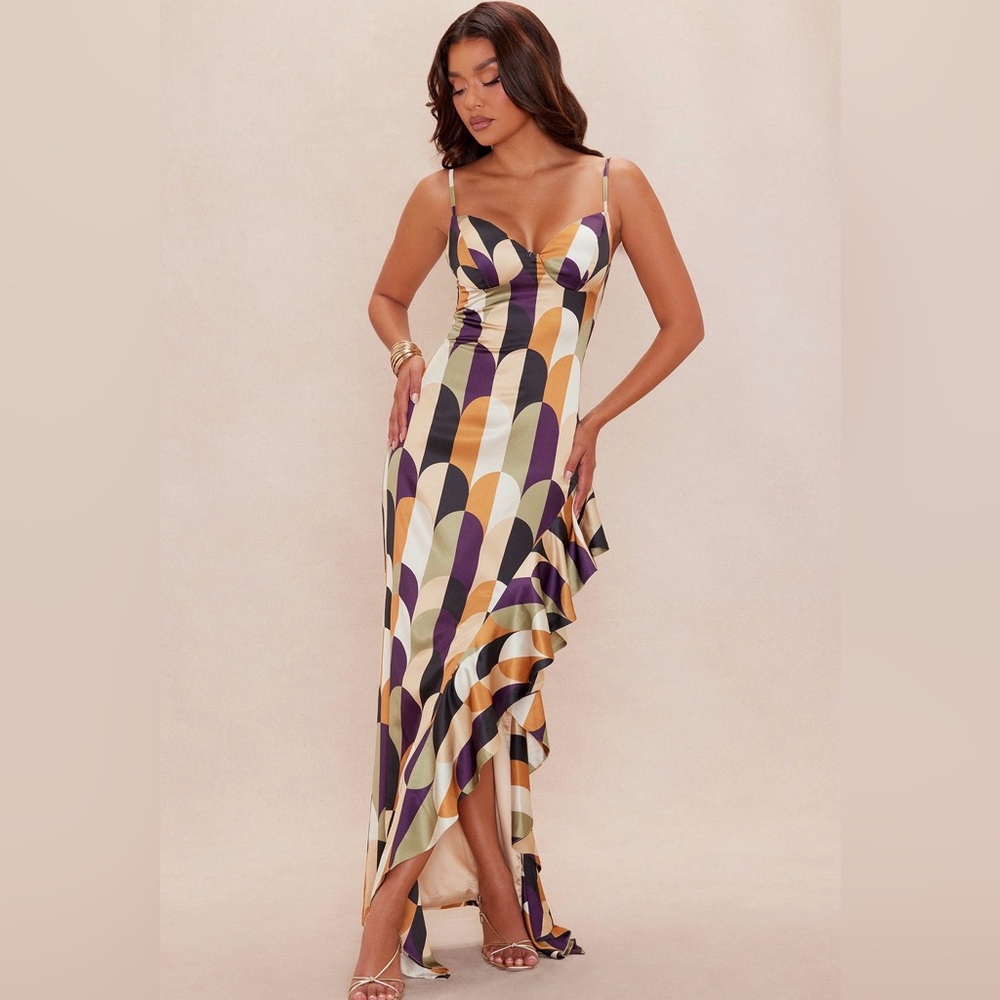 NOVA LUXE Satin Maxi Dress